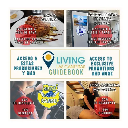 Апартаменты Living Canteras Homes - Beachfront Playa Grande *