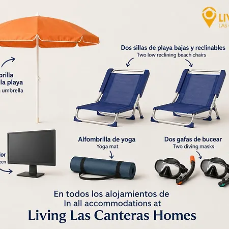 Living Canteras Homes - Beachfront Playa Grande Apartment Las Palmas de Gran Canaria